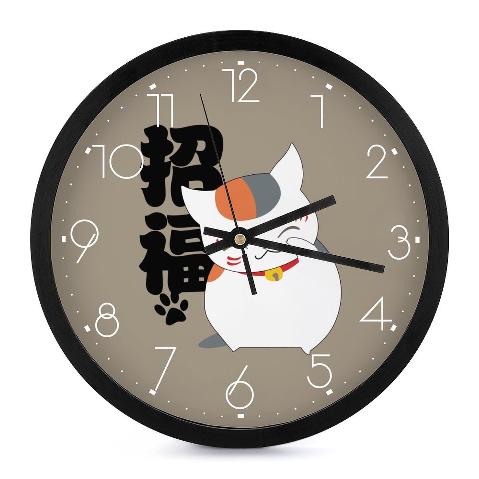 Amazon.co.jp: 掛け時計 夏目友人帳 ニャンコ先生 招福 アニメ 壁掛け